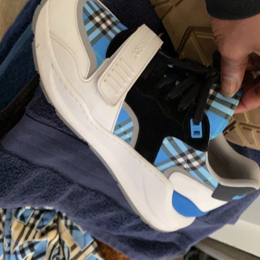 Blue Burberry Low top shoe